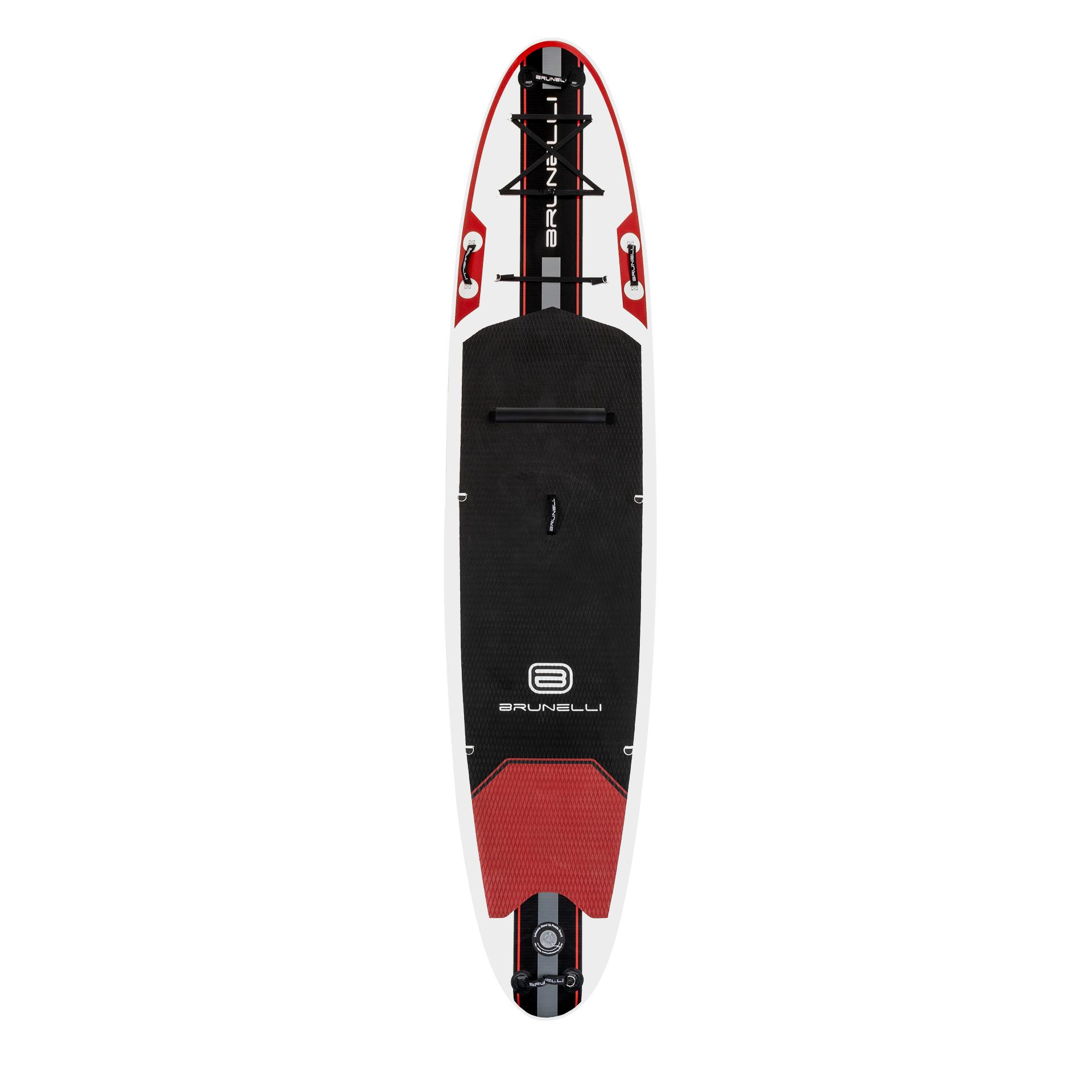 Brunelli HP6 Pompe Triple Action SUP - Gonflage Rapide 26psi, Manomètre Inclus