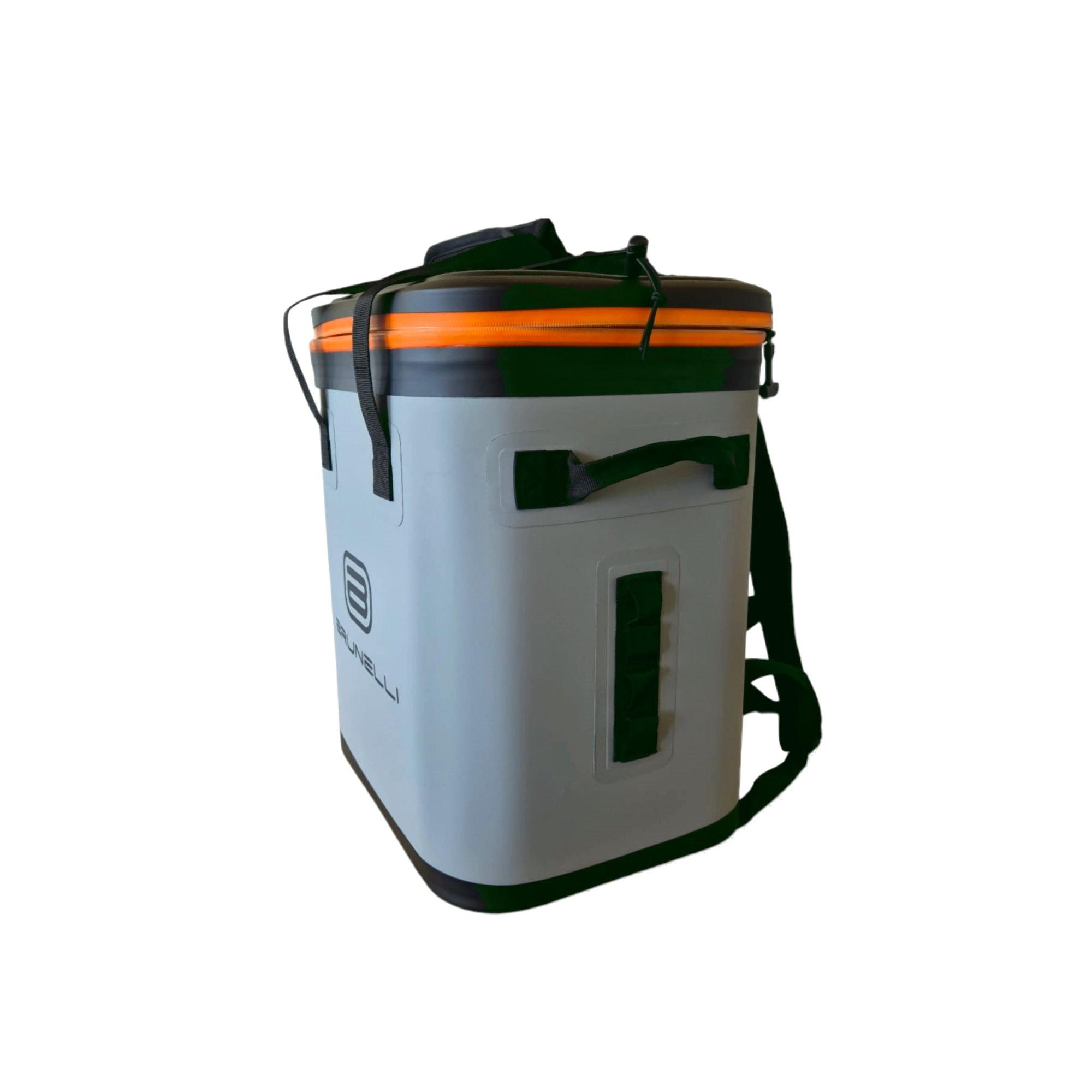 Sac Isotherme Brunelli 25L – Sac à Dos Glacière Pour Pique-nique Et Camping, Blanc