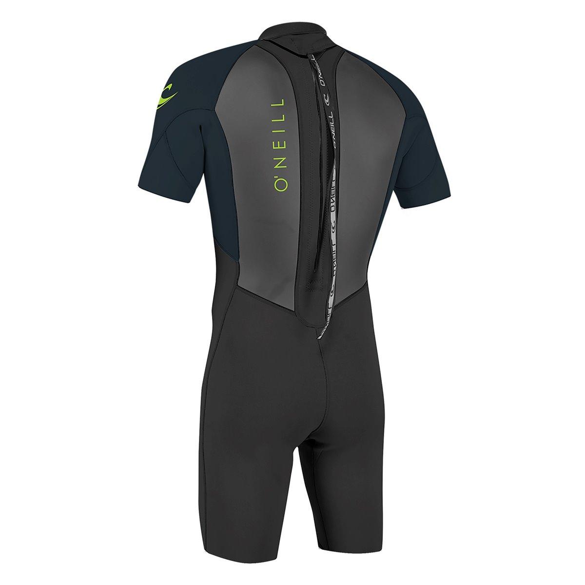 ONEILL YOUTH REACTOR-2 2mm Back Zip Kinder Shorty Neoprenanzug Wetsuit Slate