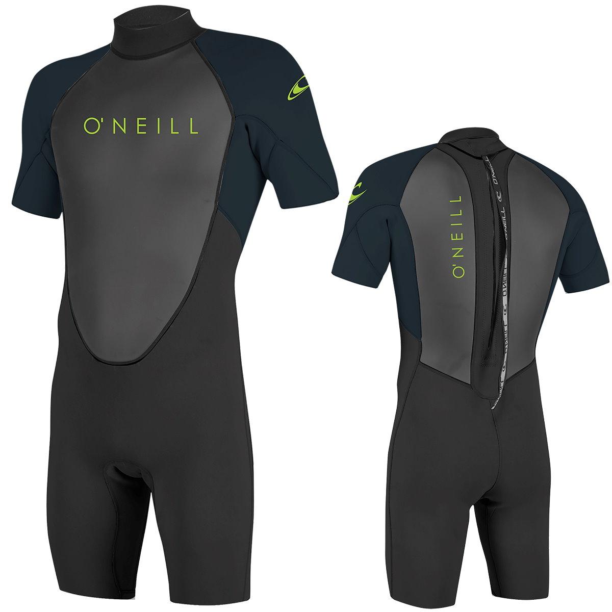 ONEILL YOUTH REACTOR-2 2mm Back Zip Kinder Shorty Neoprenanzug Wetsuit Slate
